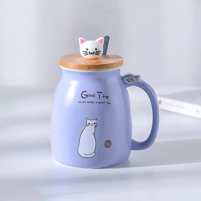 Ceramics Cat Mug (450 mL)