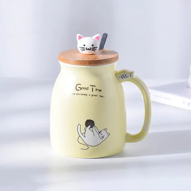 Ceramics Cat Mug (450 mL)