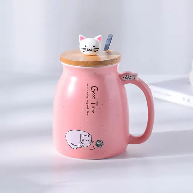 Ceramics Cat Mug (450 mL)