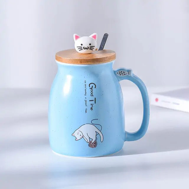 Ceramics Cat Mug (450 mL)