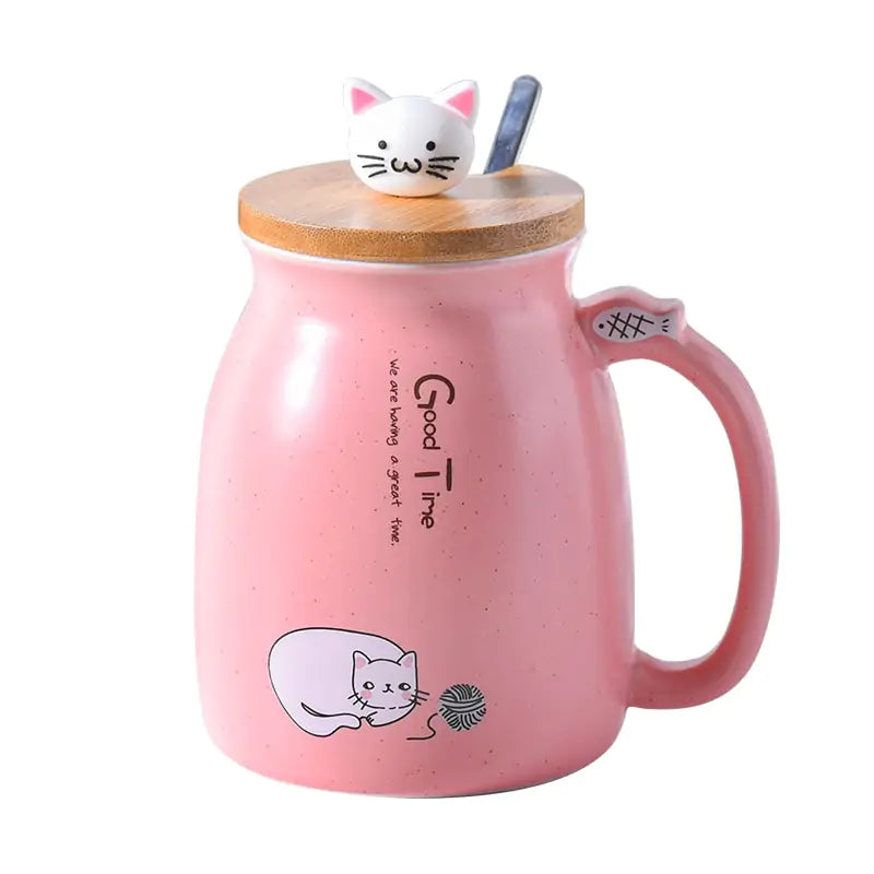 Ceramics Cat Mug (450 mL)