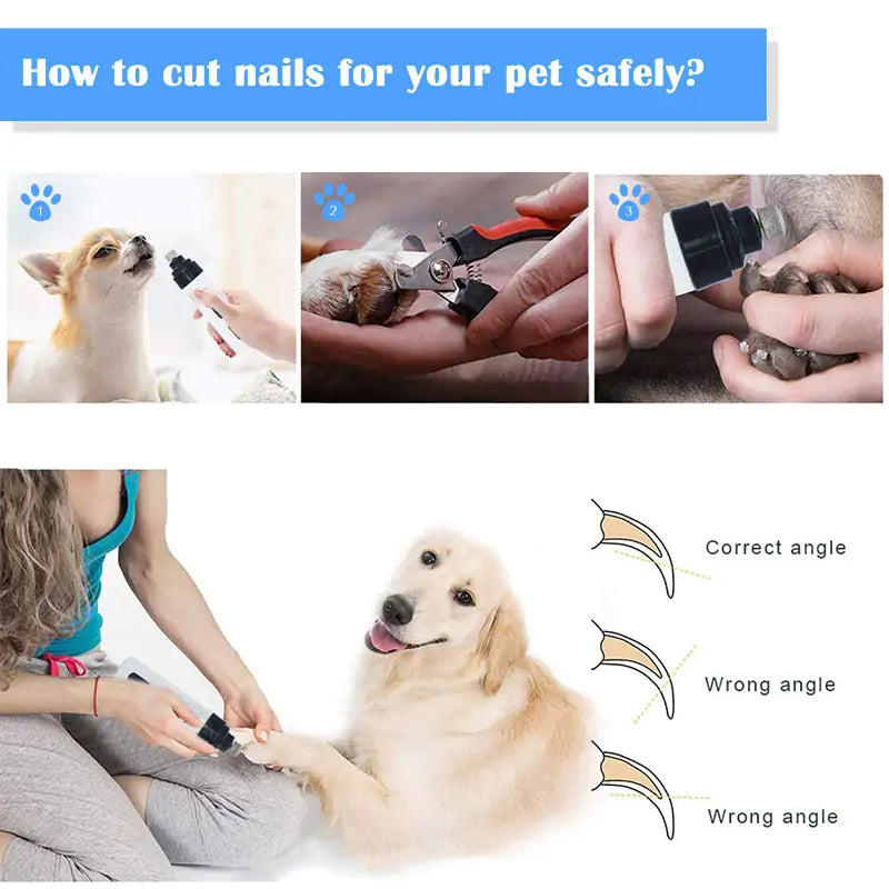 Electric Dog Pet Nail Trimmer